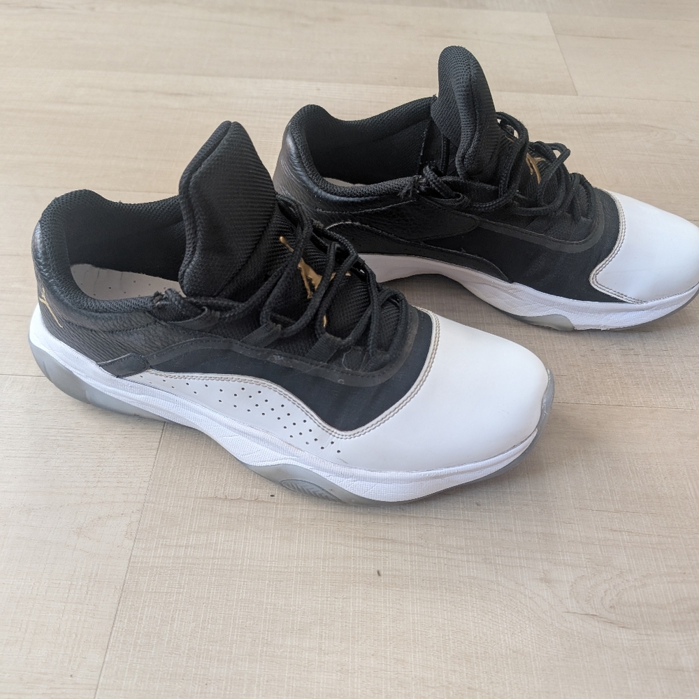 Nike Air Jordan Black and White Athletic Sneakers